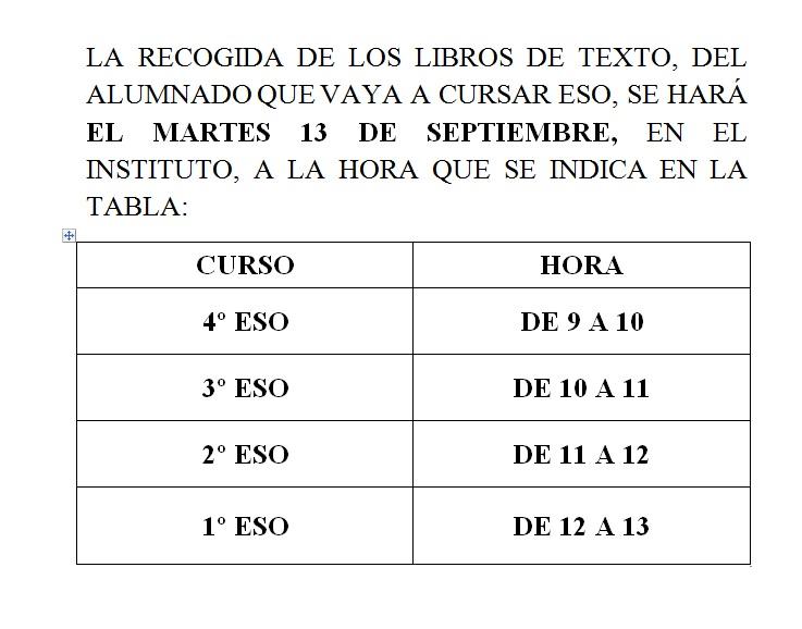 Recogida de libros de texto curso 2022-23 - Recogida de libros de texto curso 2022-23. 